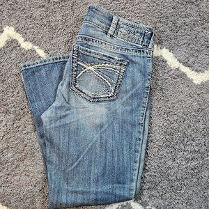 Silver Suki Capri‎ Med Wash Fade Women's W32